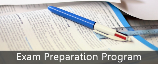 Exam preparation program