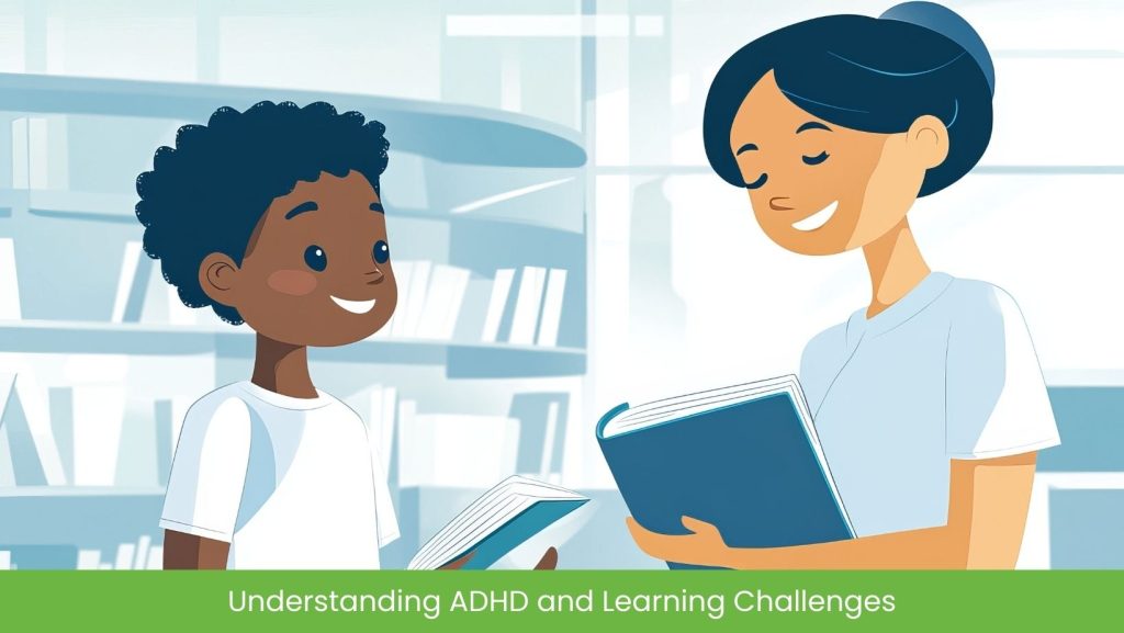 student being tested for ADHD and Learning Challenges